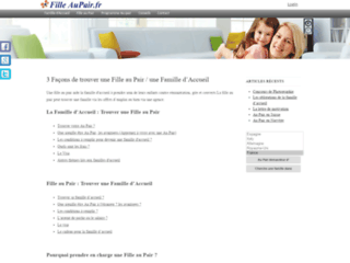 AuPair.com - Base de données des familles d'accueil et des filles au pairs