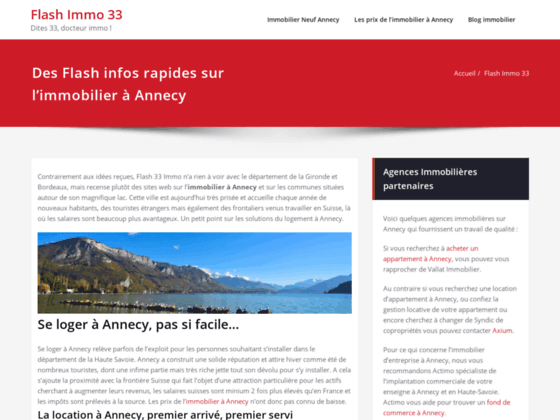 Flash Immobilier : agence immobili�re en Gironde pour location d'appartement, vente maison et gesti