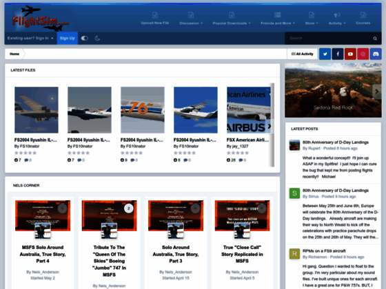Photo image FlightSim.Com -  World's #1 Flight Simulator Site For Downloads, Files, News, Reviews, Add-ons