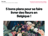De bons plans pour la livraison des fleurs à domicile en Belgique