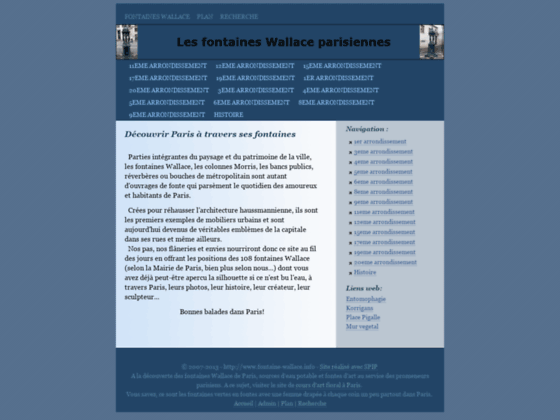 Fontaines Wallace parisiennes