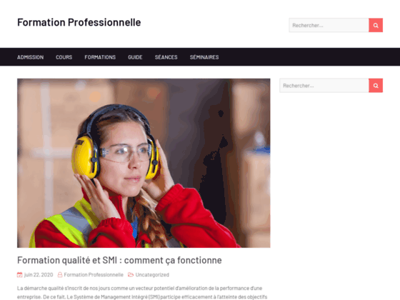 Formation professionnelle Plomb