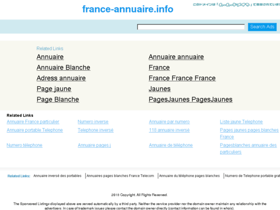  Annuaire France