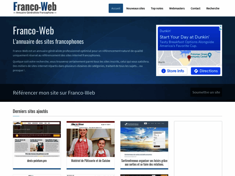  Franco Web, annuaire généraliste gratuit