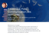 Frédérique Pons, communication territoriale