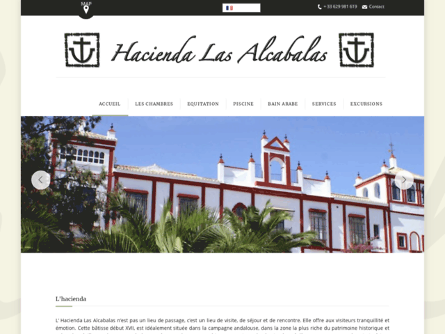 Location hacienda en Andalousie