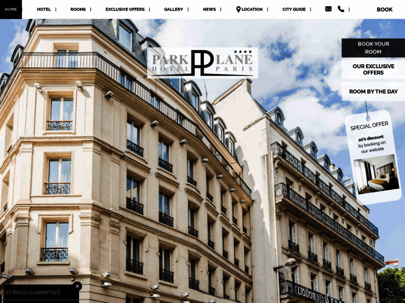 HÃ´tel Park Lane Paris - Boutique HÃ´tel Ã  Paris