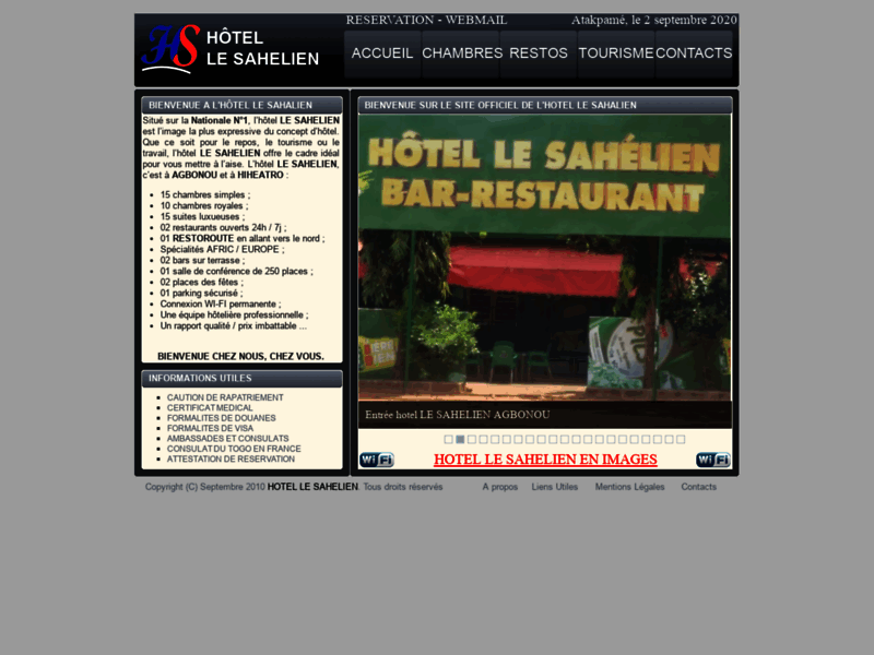 HOTEL LE SAHELIEN : Un hôtel de rêve