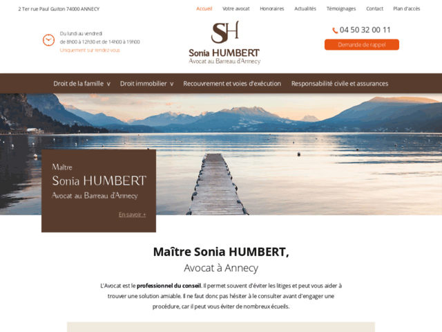 Avocat Sonia HUMBERT responsabilité civile à Annecy