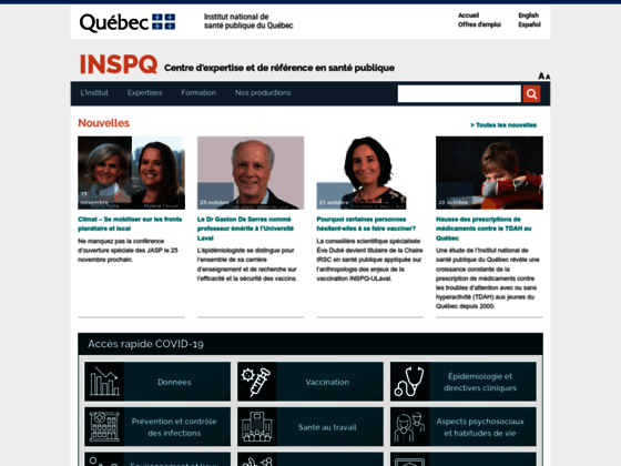 Photo image Institut national de sante publique du Quebec (INSPQ)