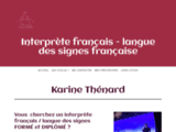 Karine Thénard - Interprète français / langue des signes française