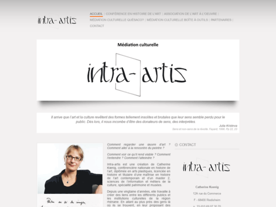 Intra Artis | M�diation culturelle � Mulhouse