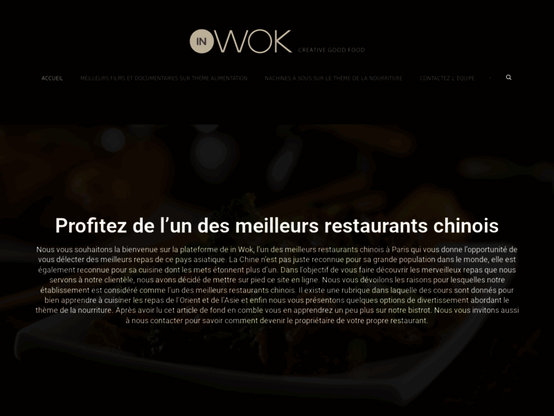 Restaurant wok paris