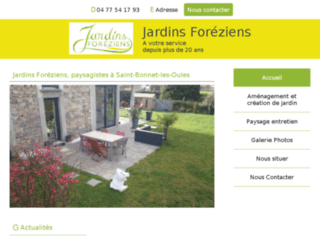 Jardins Foréziens, entreprise du paysage, Saint-Bonnet-les-Oules