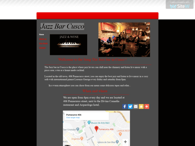 Jazz Bar Song Thé Cusco