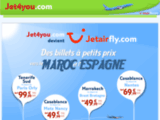 Jet4You, vols pour le Maroc à petits prix