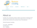 Business Analysis & E-Business consulting company in Belgium