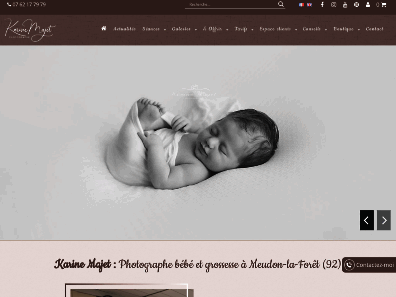 Karine Majet photographe - photo grossesse, bébé et portrait sur Paris et IDF