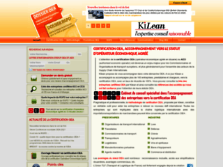 Kilean, Certification douane et ISO