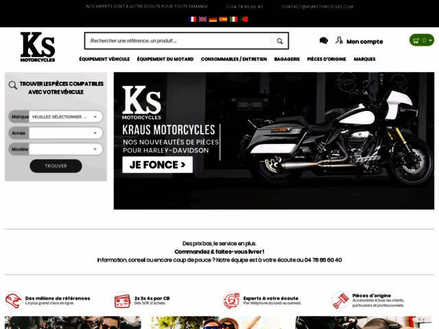 Kustom Store Motorcycles pièces et accessoires moto