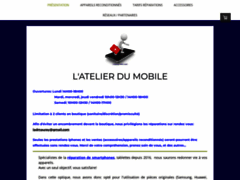Site Détails : Réparation smartphones et tablettes Auray et sa région