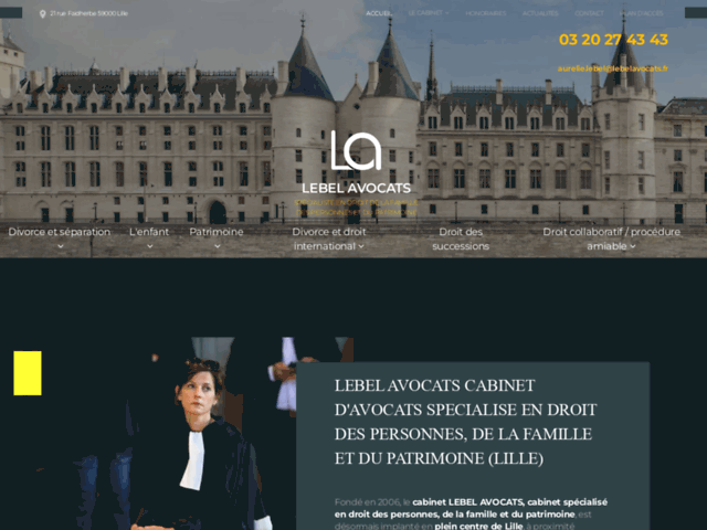 Cabinet Lebel-avocats : avocat spécialisé en divorce sur Lille