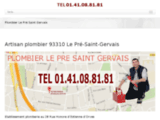 Entreprise plomberie 93310 Le Pré Saint Gervais