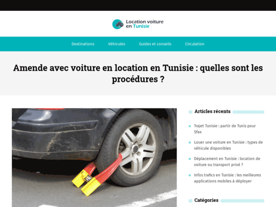 location voitures tunisie