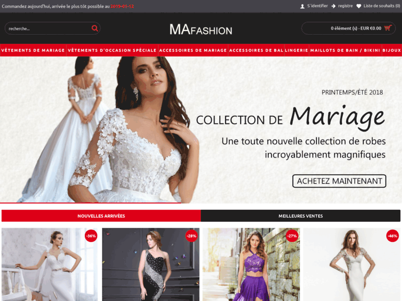 Robes de mariée en ligne - Mafashion.fr