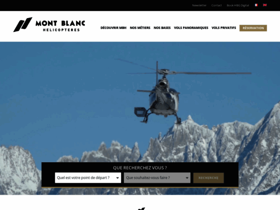 Photo image MBH Mont Blanc Helicopteres bapteme location air taxi transfert en helicoptere