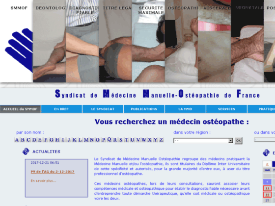 Photo image Syndicat de medecine manuelle - osteopathie de France (SMMOF)