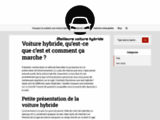 L'annuaire des voitures hybrides - Meilleure Voiture Hybride
