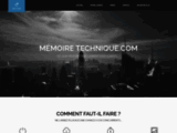 MemoireTechnique.com, le site du mémoire technique !