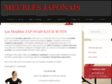 Meubles japonais et meubles asiatiques en rotin