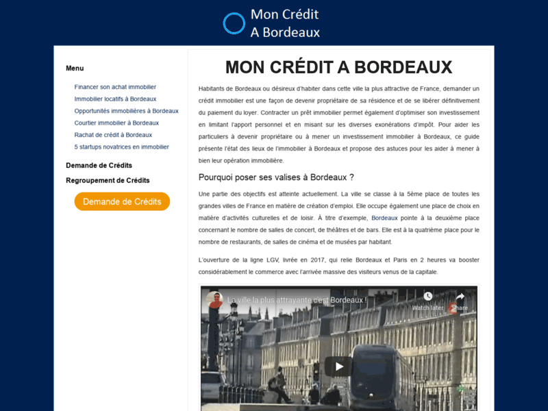 Guide Mon Credit A Bordeaux 