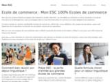 Mon ESC : le site 100% Ecole de Commerce et de Management