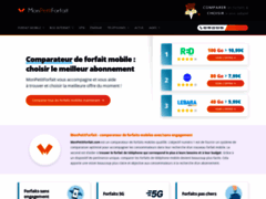 Site Détails : MonPetitForfait : système de comparaison de forfaits