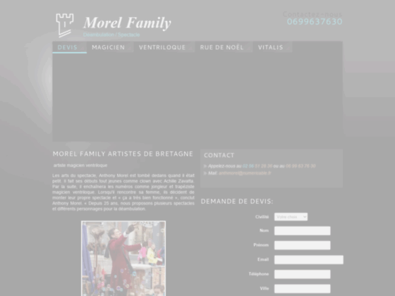 Morel Family | Spectacles Moyen-�ge et Pirates