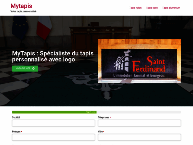 Tapis personnalisé :  Mytapis.fr