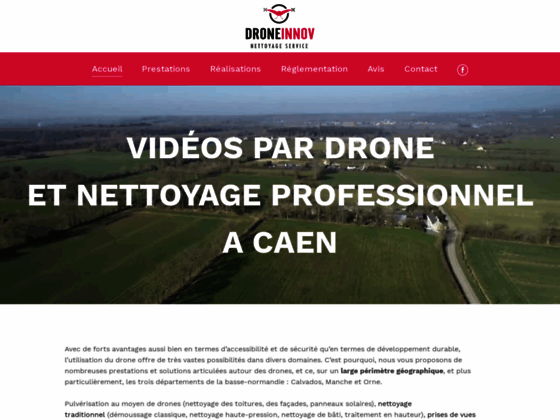 Drone Innov - nettoyage et entretien de toiture à Caen
