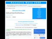 Annuaire Nova 2000