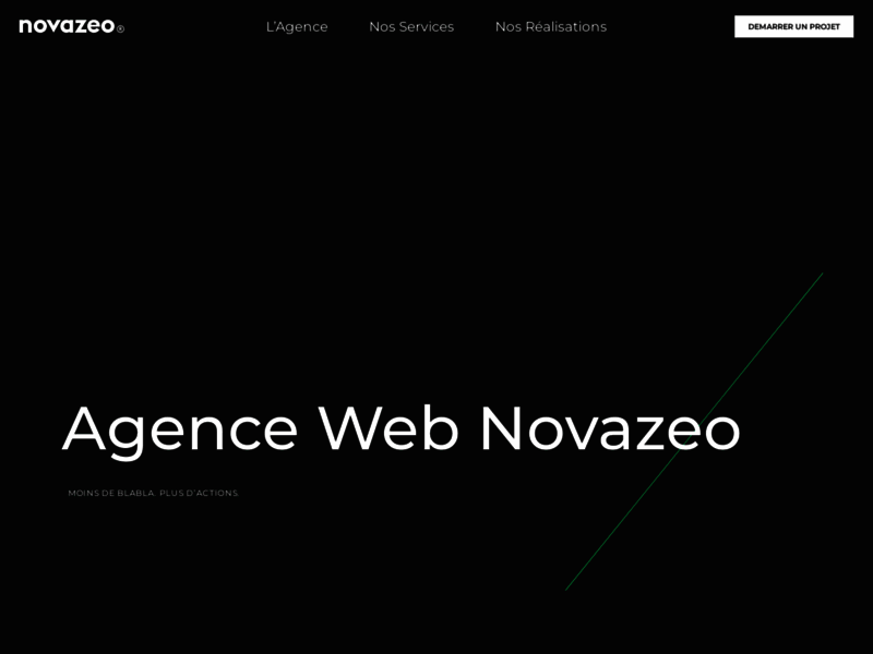 http://www.novazeo.com, création site internet aix