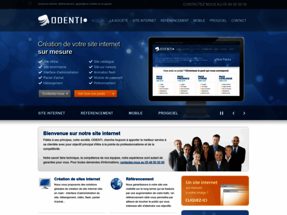 ODENTI : creation site internet professionnel