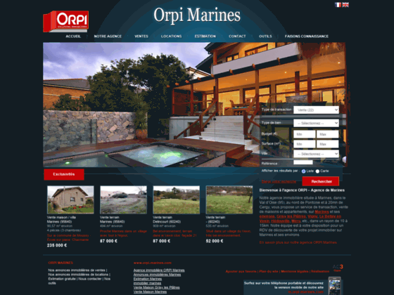 agence immobili�re Agence ORPI sur Marines