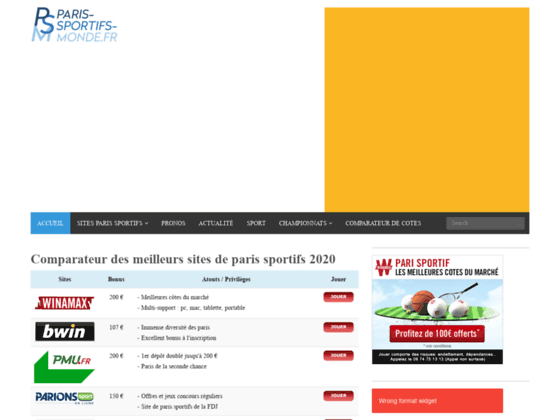 Paris-Sportifs-monde.fr: le comparateur des meilleurs bookmakers 2014!