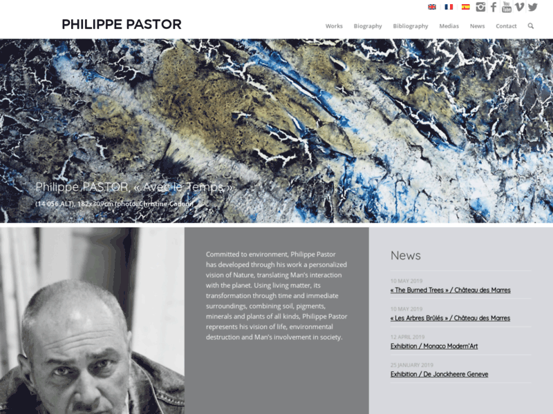 Philippe Pastor artiste et peintre à Monaco
