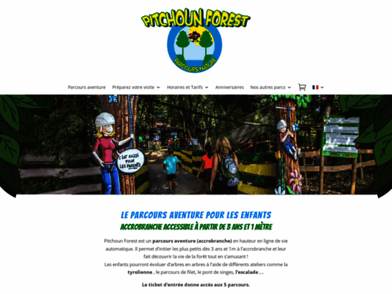 pitchounforest.com, parcs de loisirs pour les enfants