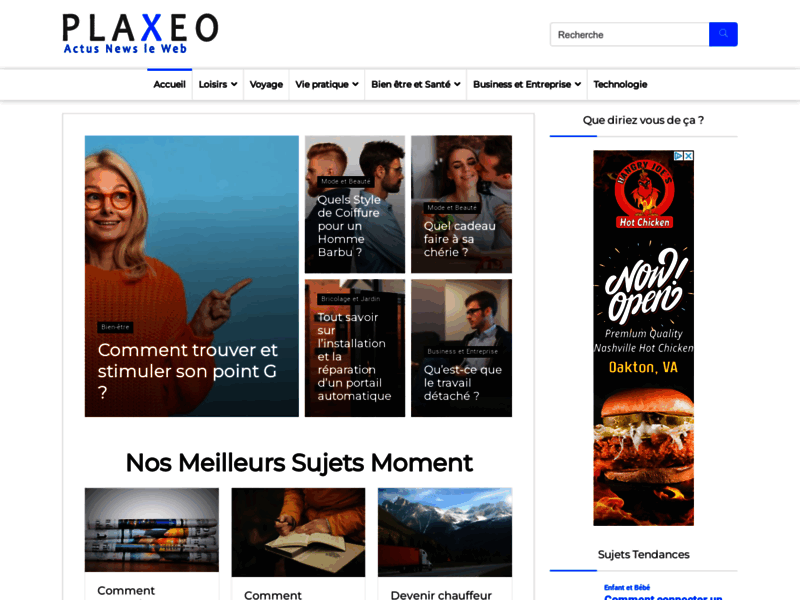 Plaxeo-Le portail d'actualité essentielle du web