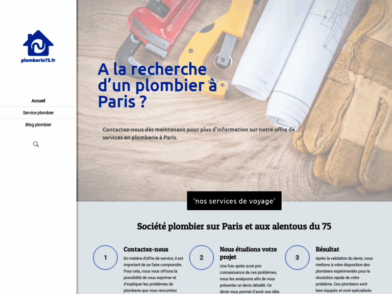 Plombier Paris : Intervention plomberie Paris, Ile de France