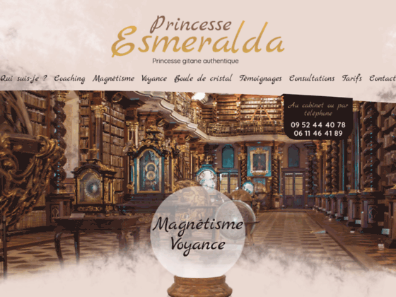 Princesse Esmeralda voyante 